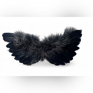 Labubu Black Angel Wings - Fits Standard Labubu Figures (Ex:Big Energy)
